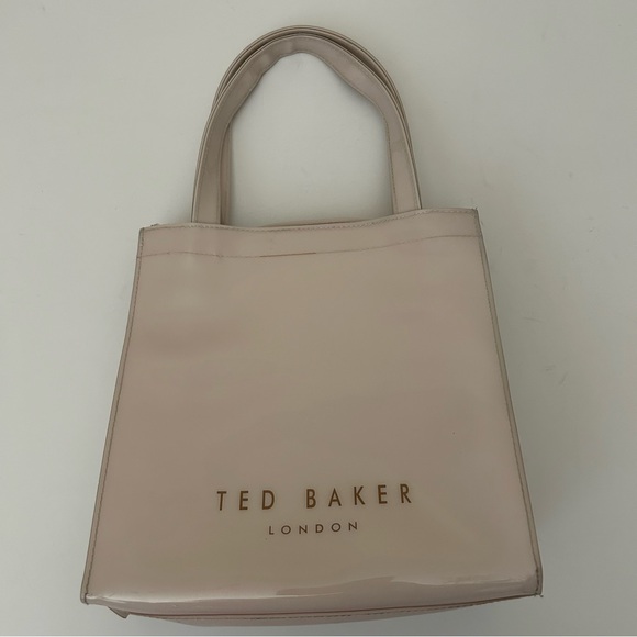 Ted Baker London light Pink Blush Plastic PVC bag The Ted Tote - Picture 5 of 13